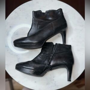 Rockport Black Heeled Boots